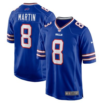 Men's Buffalo Bills Sam Martin Royal Game Player Jersey 01