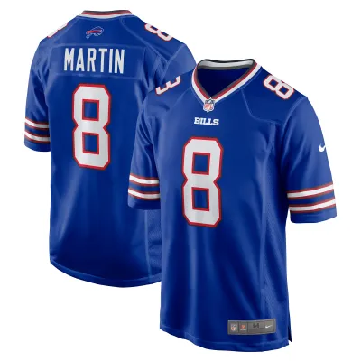 Men's Buffalo Bills Sam Martin Royal Game Player Jersey 01