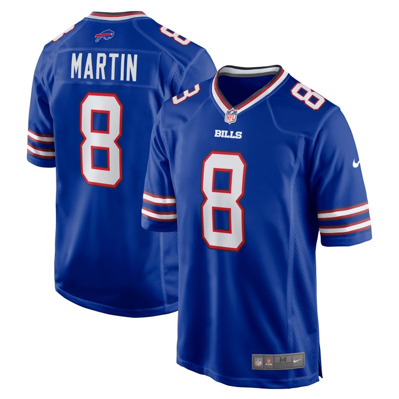 Men's Buffalo Bills Sam Martin Royal Game Player Jersey
