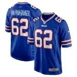 Men's Buffalo Bills Sedrick Van Pran-Granger Royal Game Jersey