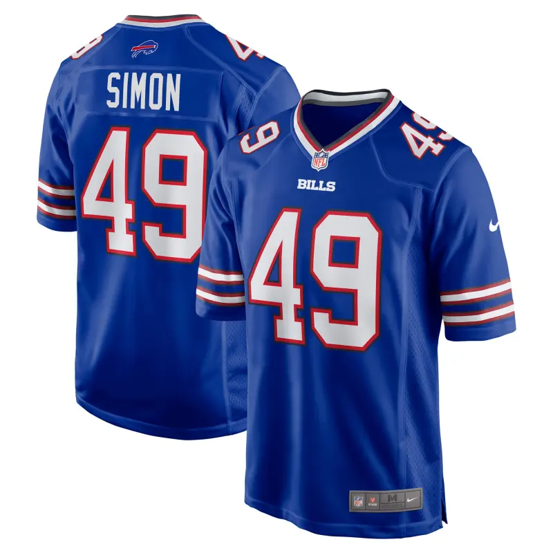 Men's Buffalo Bills Shayne Simon Royal Game Jersey