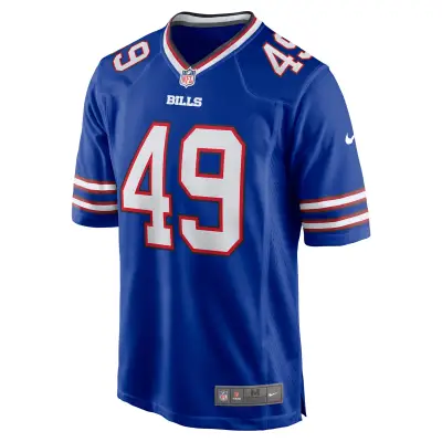 Men's Buffalo Bills Shayne Simon Royal Game Jersey 02