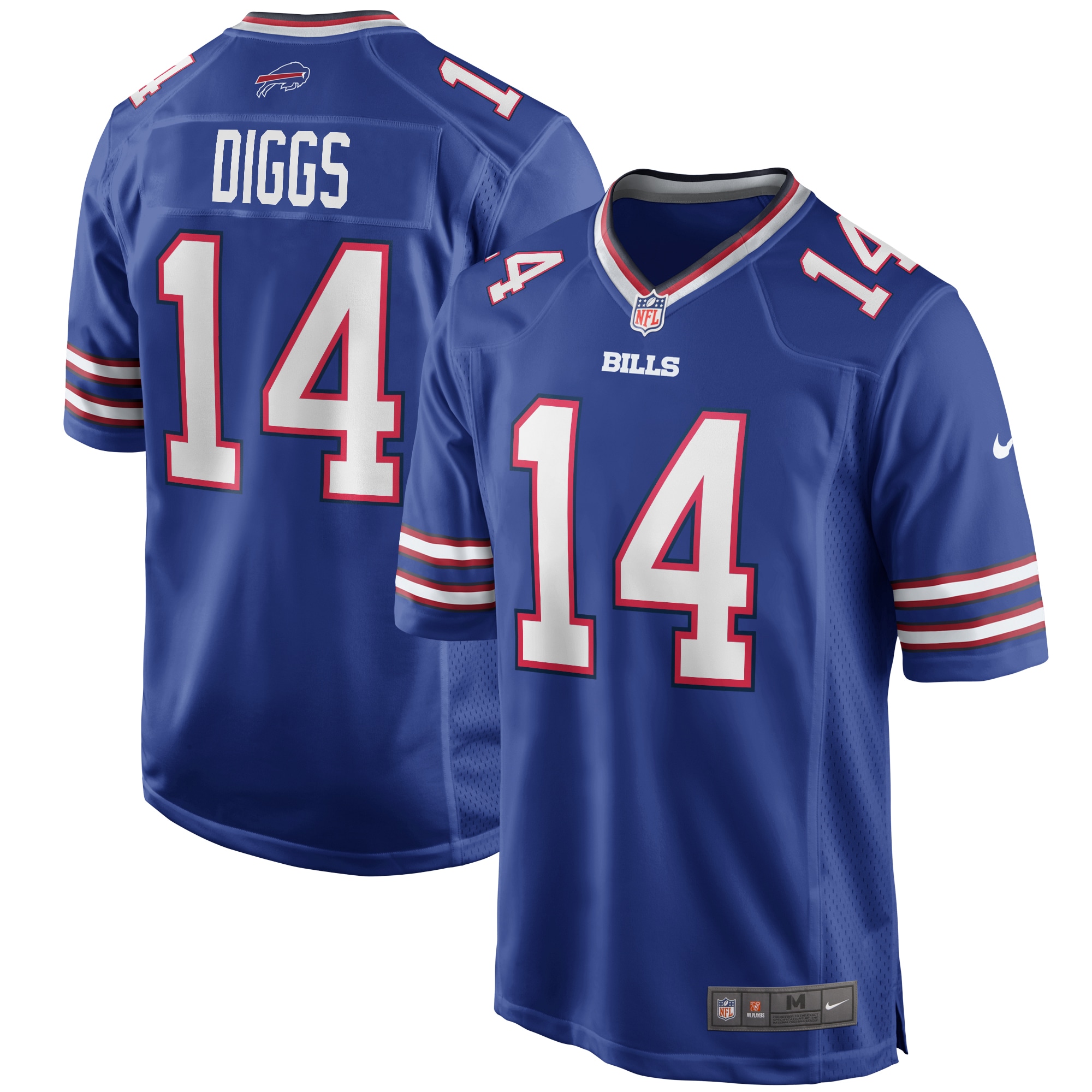 Men's Buffalo Bills Stefon Diggs Royal Game Player Jersey
