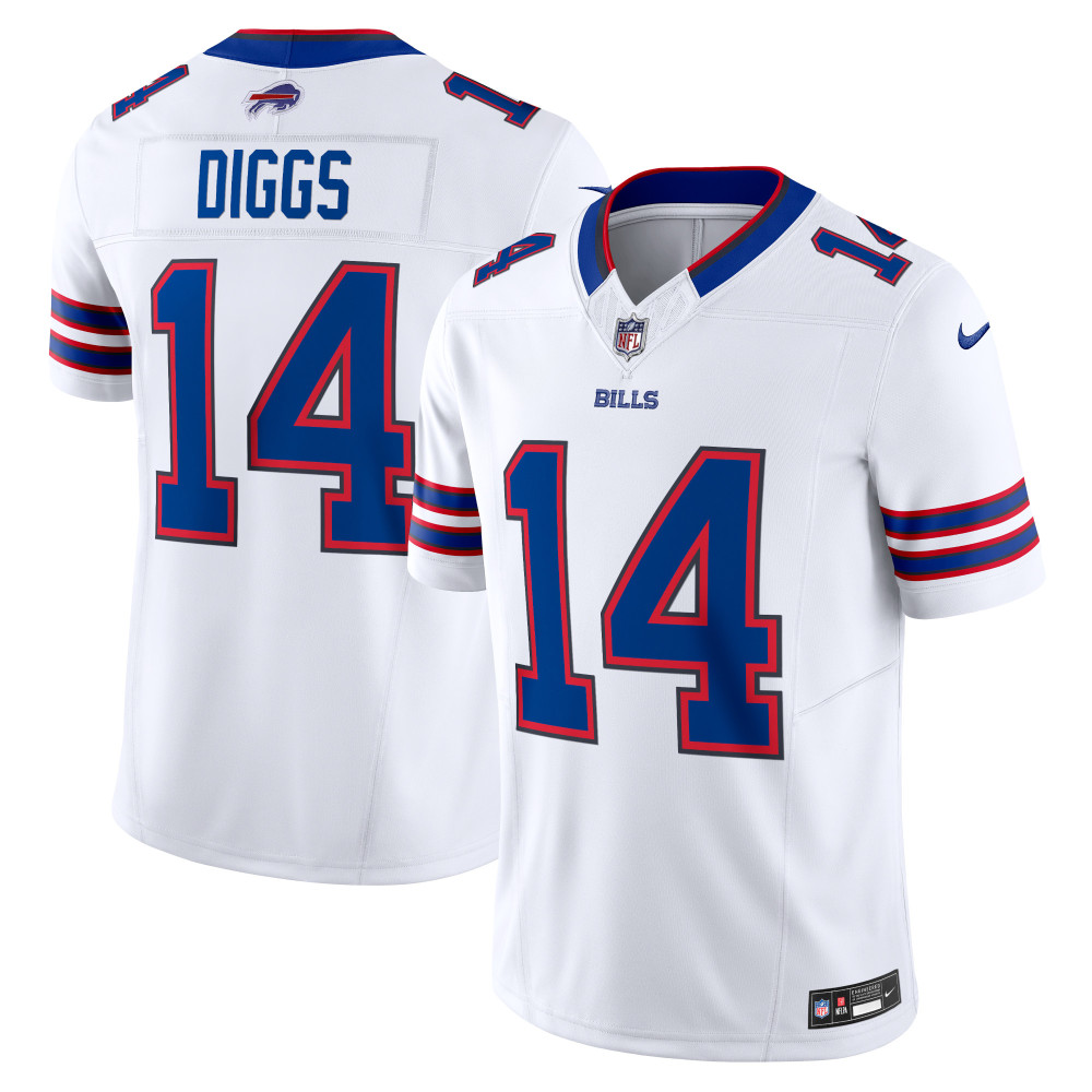 Men's Buffalo Bills Stefon Diggs White Vapor F.U.S.E. Limited Jersey