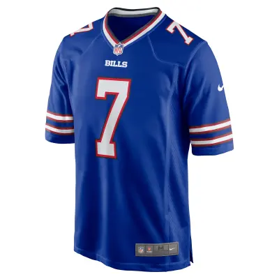 Men's Buffalo Bills Taron Johnson Royal Game Jersey 02