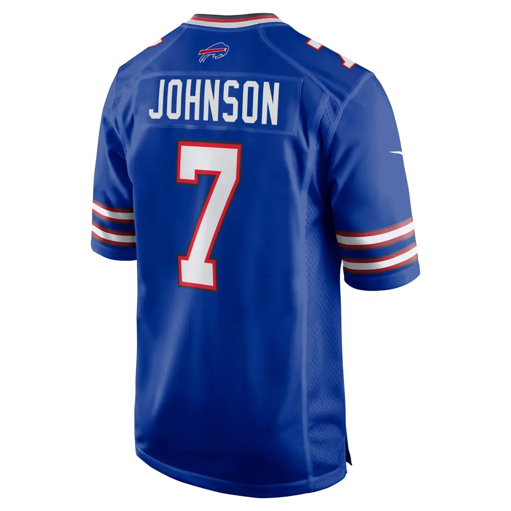 Men's Buffalo Bills Taron Johnson Royal Game Jersey