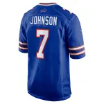 Men's Buffalo Bills Taron Johnson Royal Game Jersey