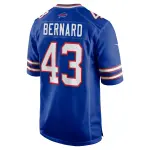 Men's Buffalo Bills Terrel Bernard Royal Game Player Jersey