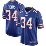 Men's Buffalo Bills Thurman Thomas Royal Game Retired Player Jersey