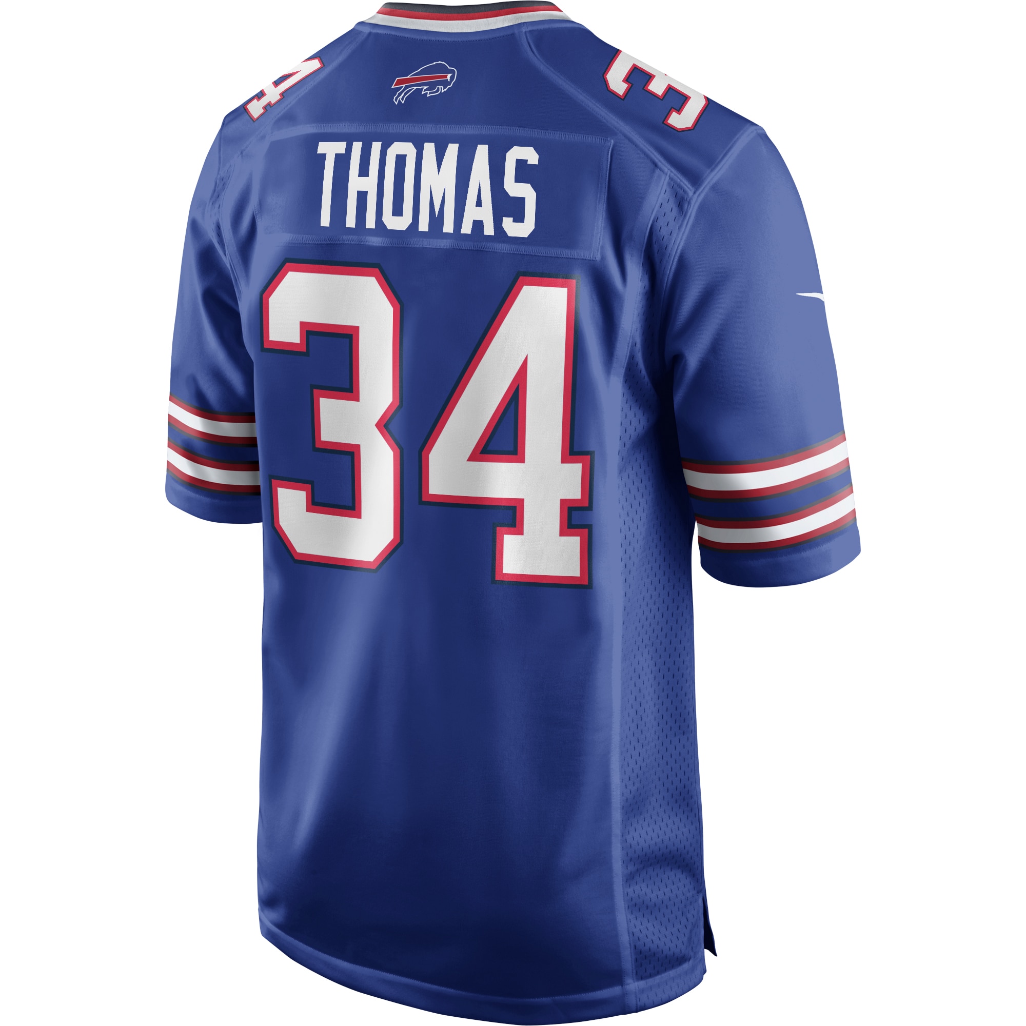 Men's Buffalo Bills Thurman Thomas Royal Game Retired Player Jersey