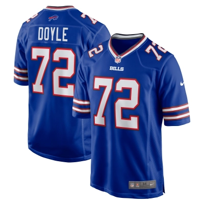 Men's Buffalo Bills Tommy Doyle Royal Game Player Jersey 01