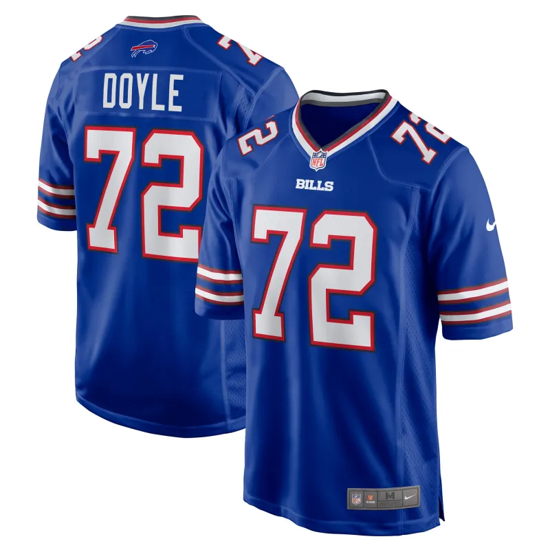 Men's Buffalo Bills Tommy Doyle Royal Game Player Jersey
