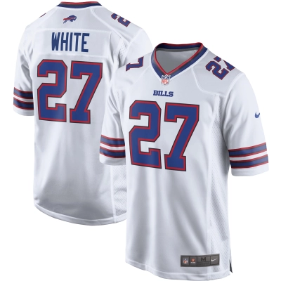 Men's Buffalo Bills Tre'Davious White White Game Player Jersey 01