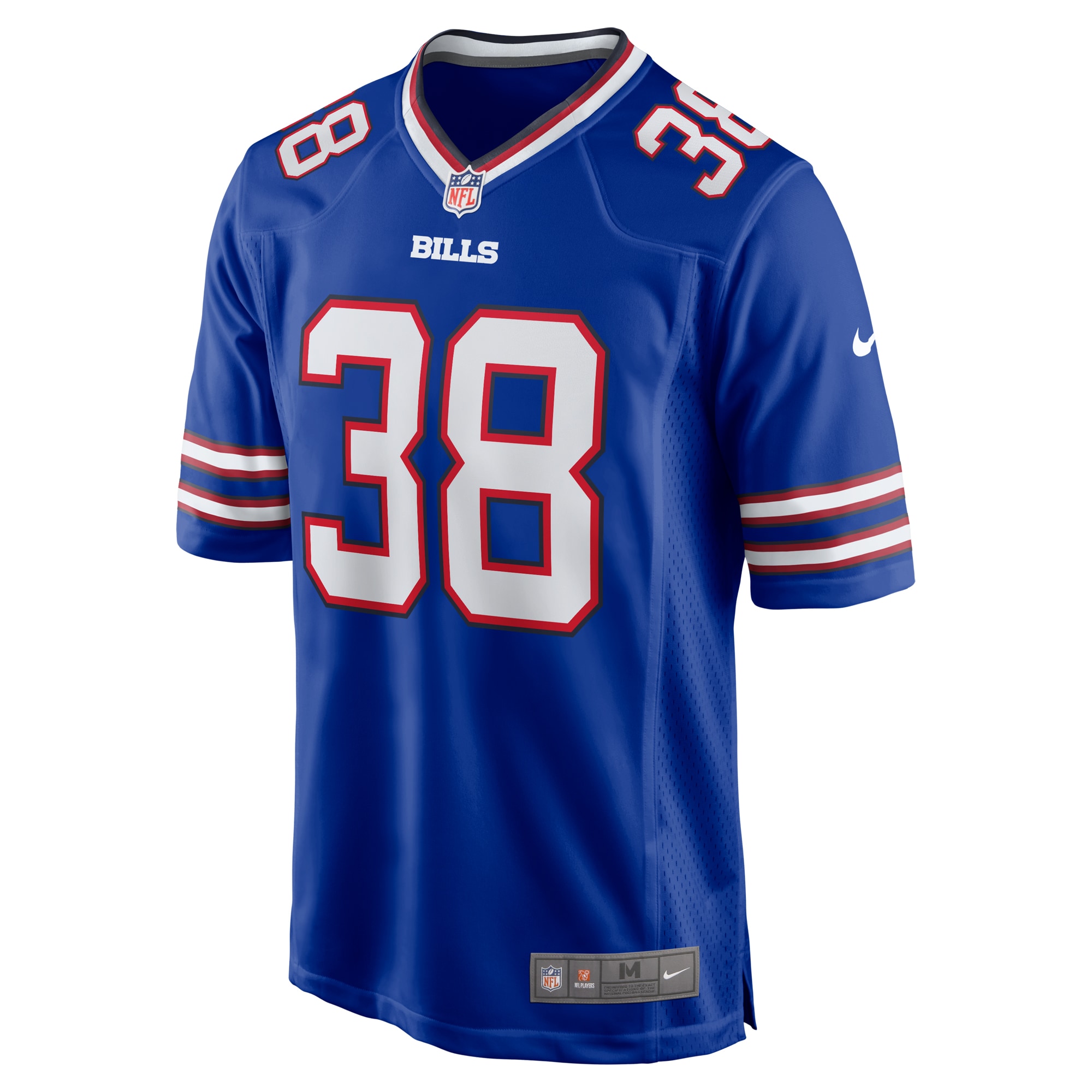 Men's Buffalo Bills Tre Norwood Royal Team Game Jersey