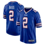 Men's Buffalo Bills Tyler Bass Royal Game Player Jersey
