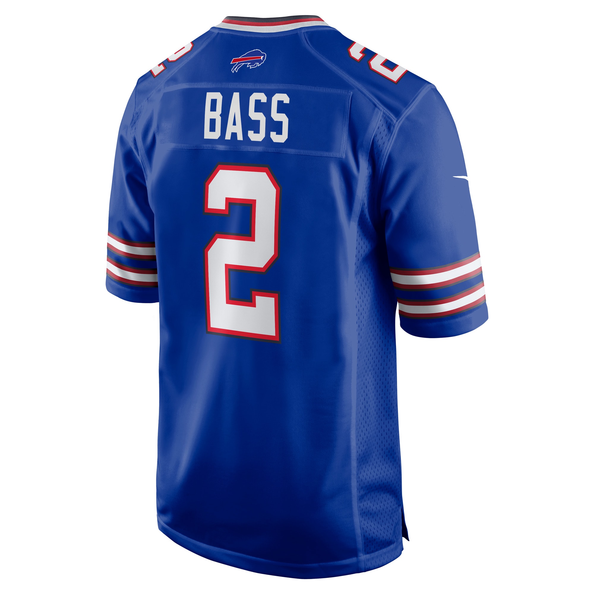 Men's Buffalo Bills Tyler Bass Royal Game Player Jersey