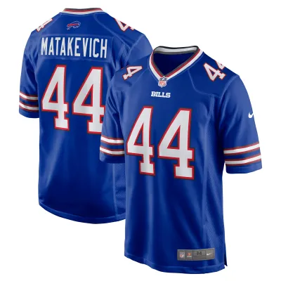 Men's Buffalo Bills Tyler Matakevich Royal Game Jersey 01