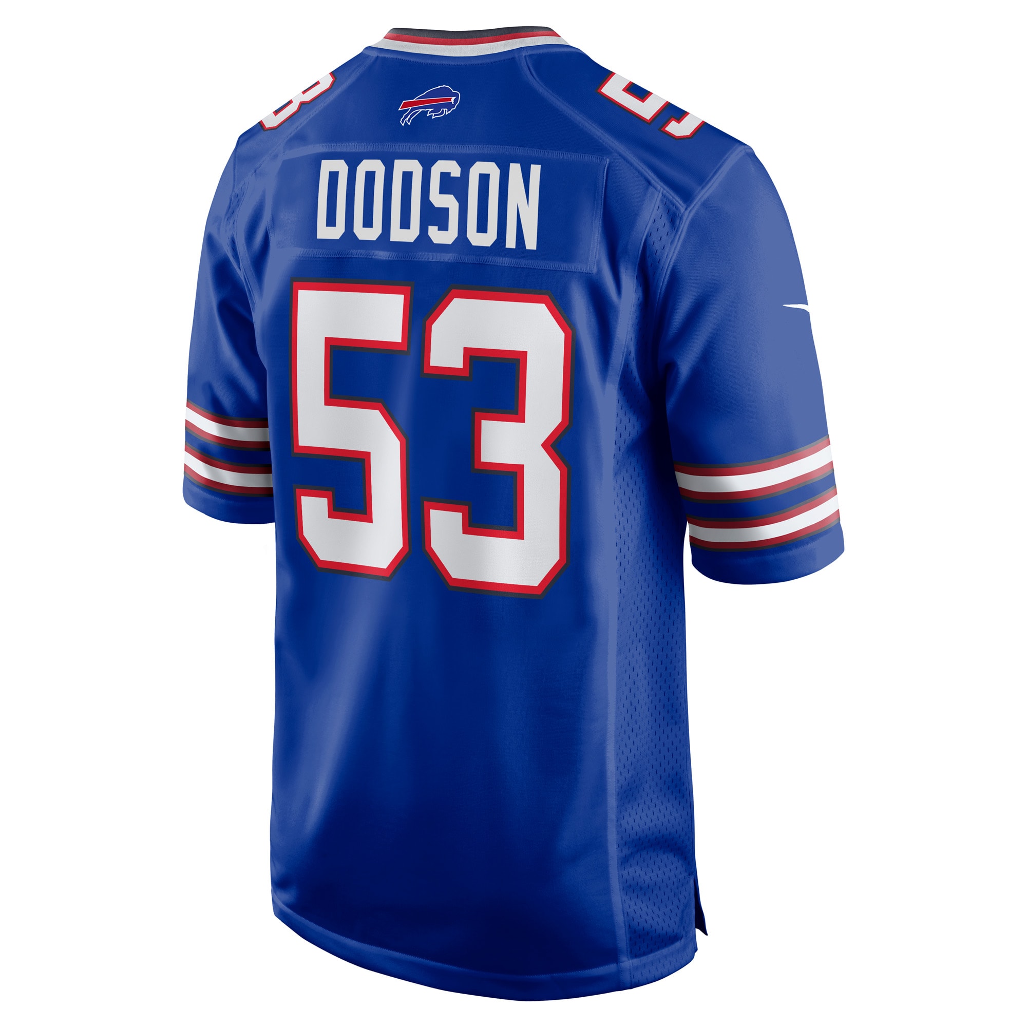 Men's Buffalo Bills Tyrel Dodson Royal Game Player Jersey