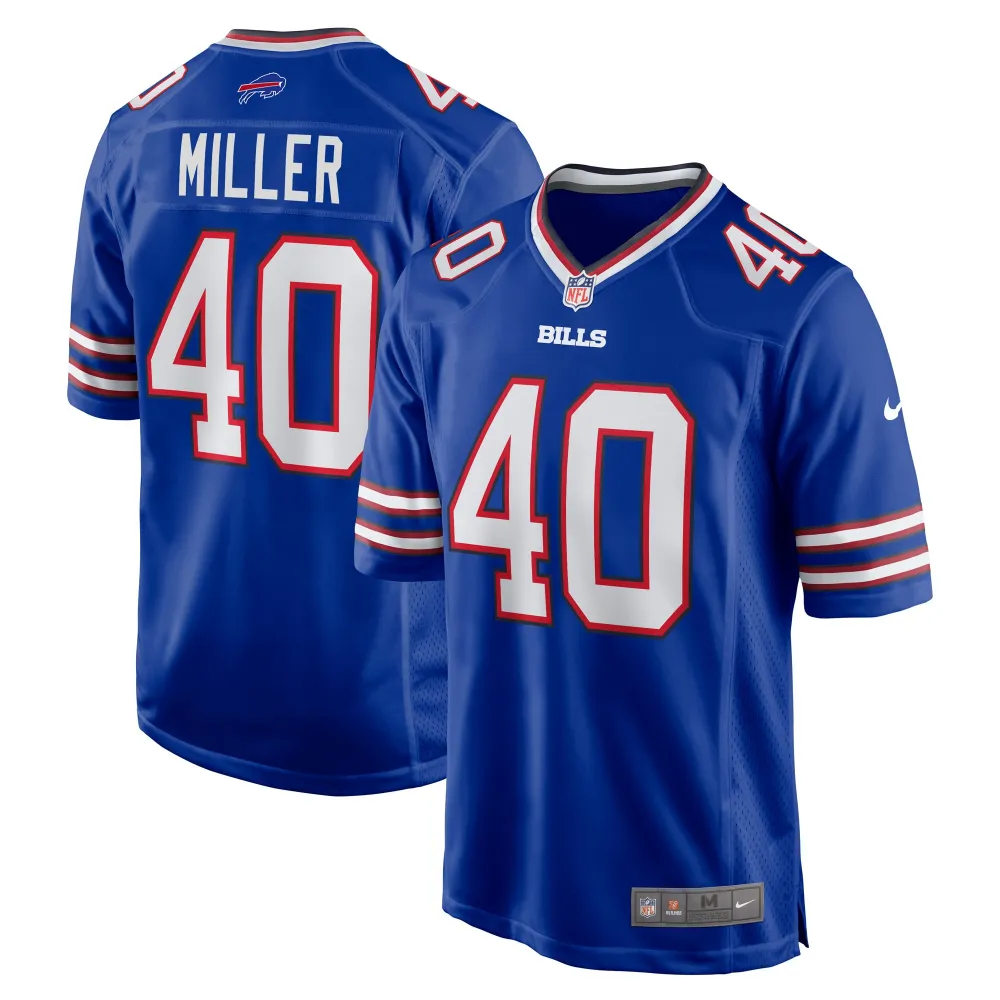 Men's Buffalo Bills Von Miller Royal Game Jersey