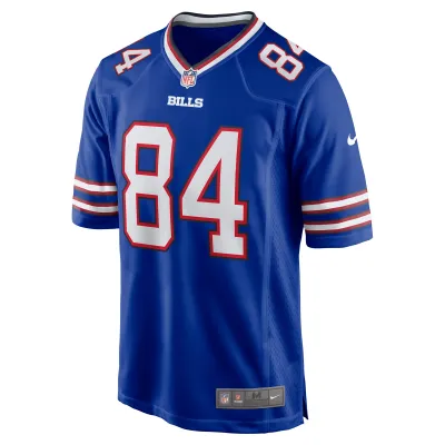 Men's Buffalo Bills Zach Davidson Royal Game Player Jersey 02