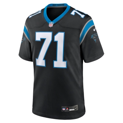 Men's Carolina Panthers Chris Wormley Black Game Jersey 02