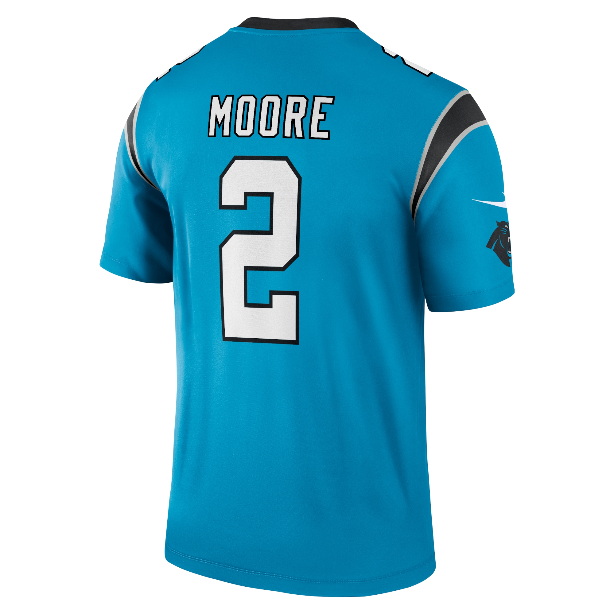 Men's Carolina Panthers D.J. Moore Blue Legend Jersey
