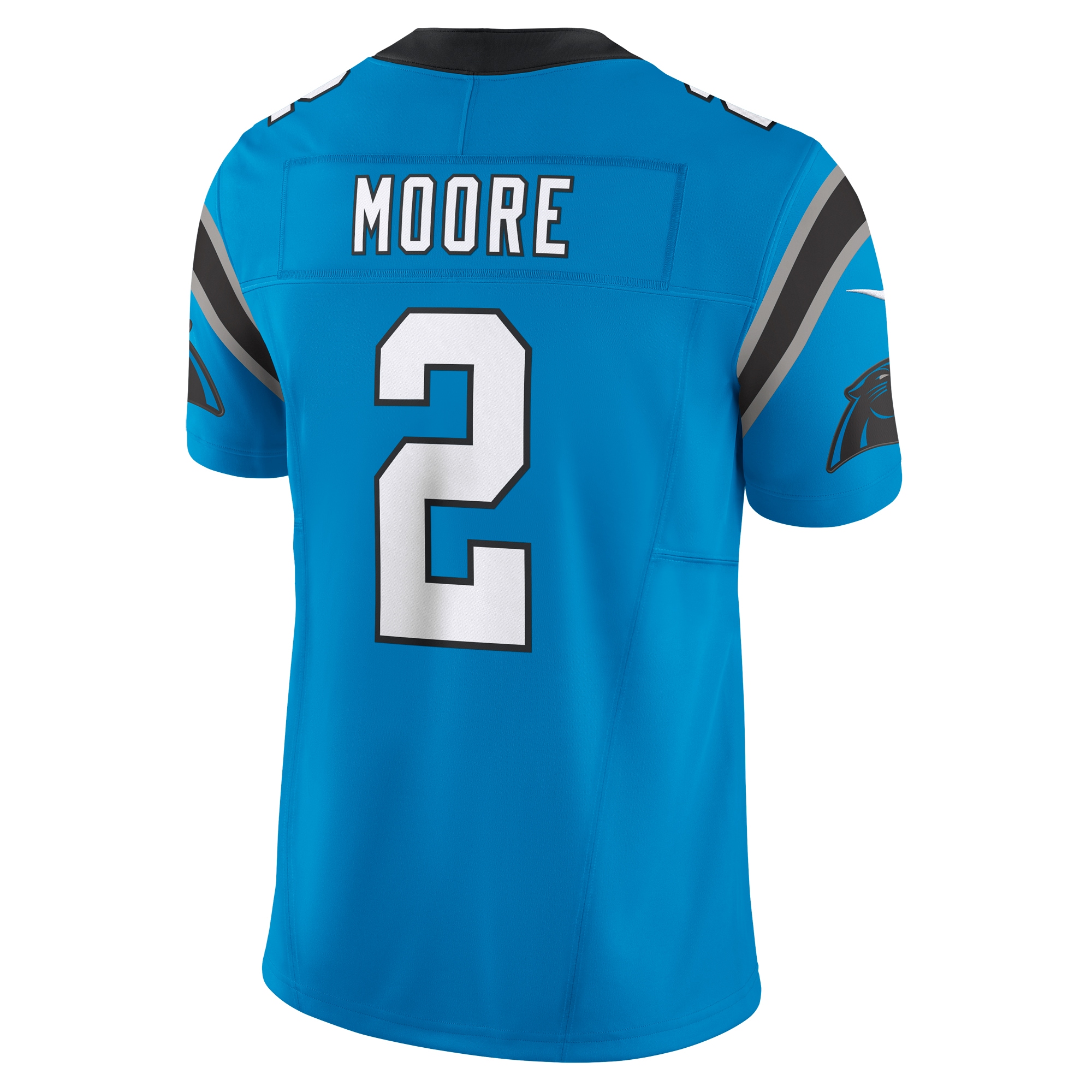 Men's Carolina Panthers D.J. Moore Blue Vapor F.U.S.E. Limited Jersey