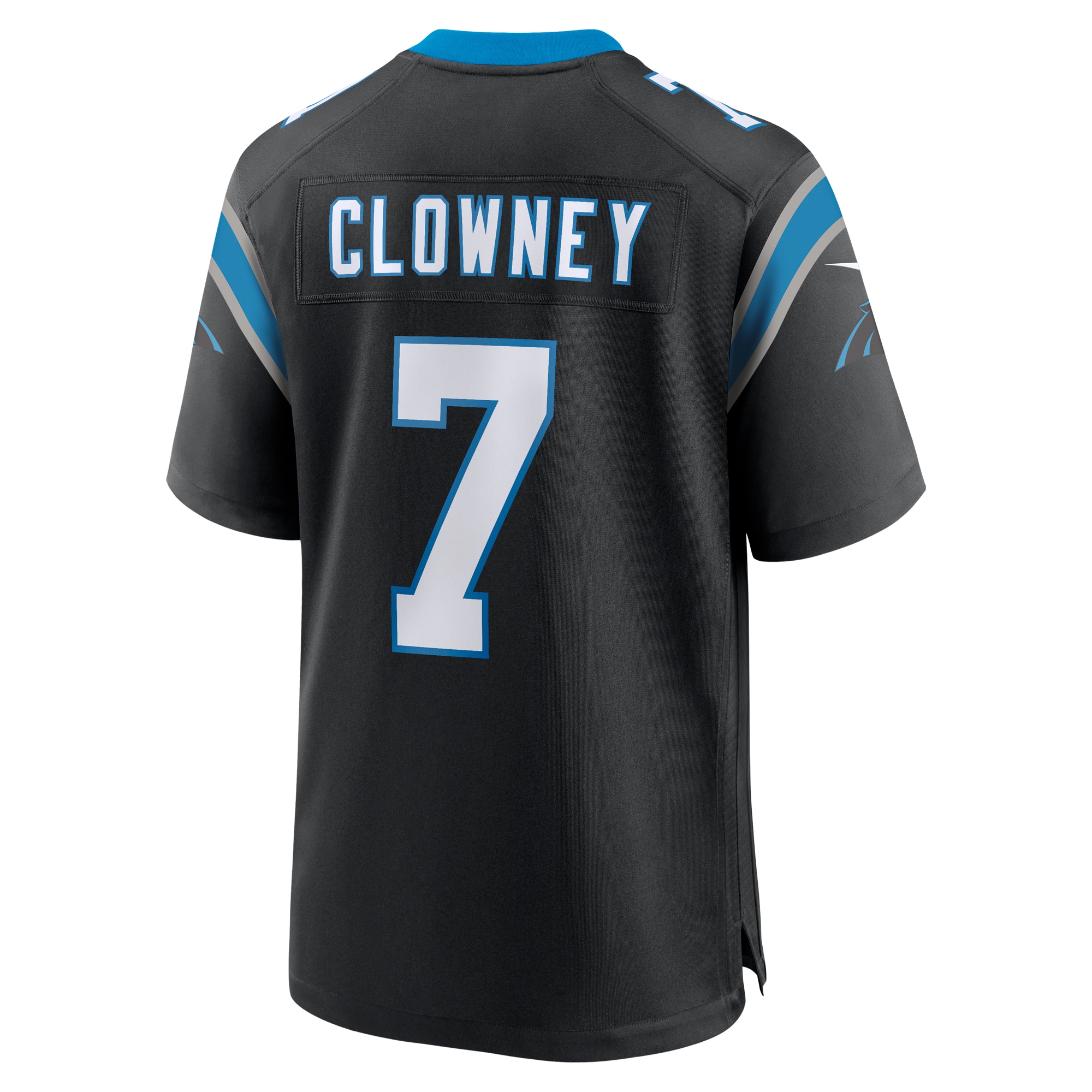 Men's Carolina Panthers Jadeveon Clowney Black Game Jersey