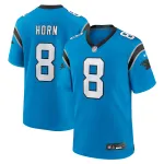 Men's Carolina Panthers Jaycee Horn Blue Alternate Game Jersey