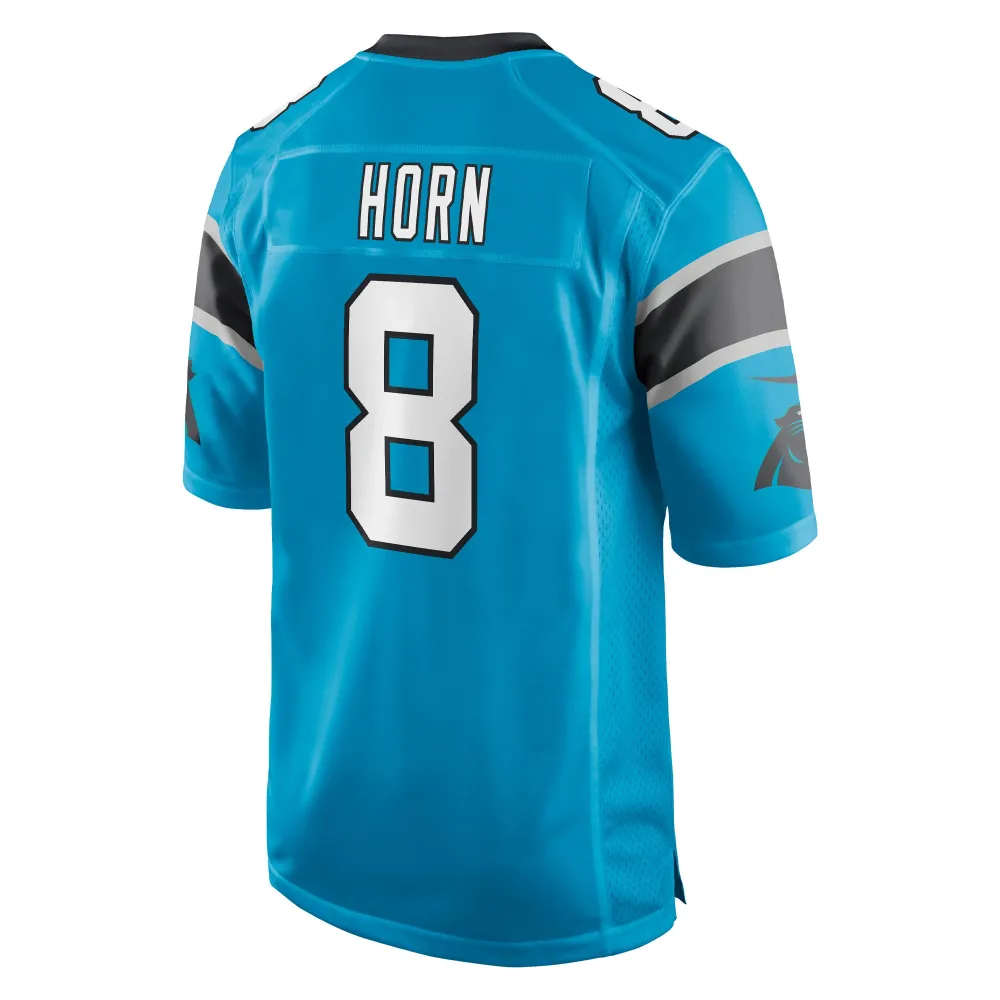 Men's Carolina Panthers Jaycee Horn Blue Game Jersey