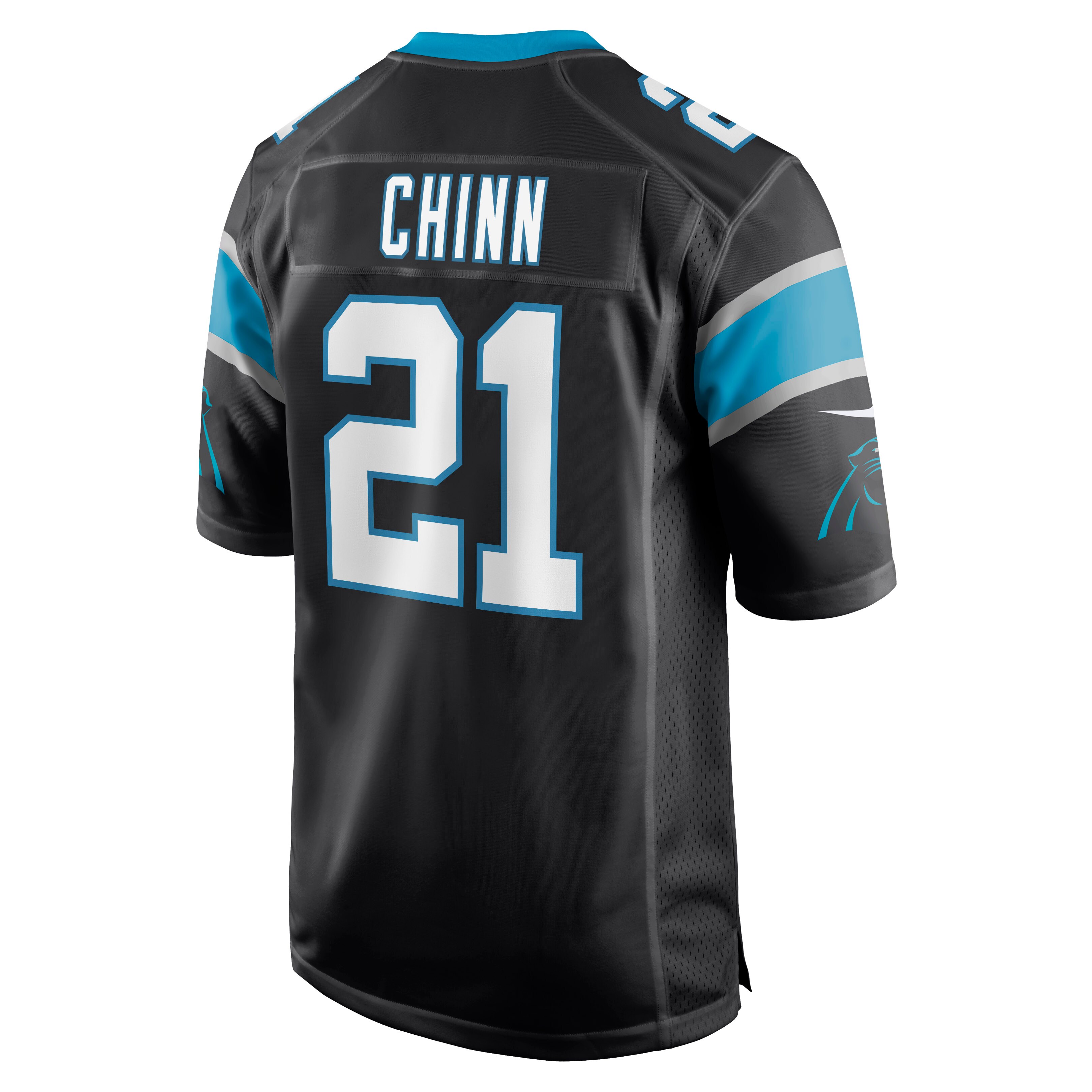 Men's Carolina Panthers Jeremy Chinn Black Game Jersey