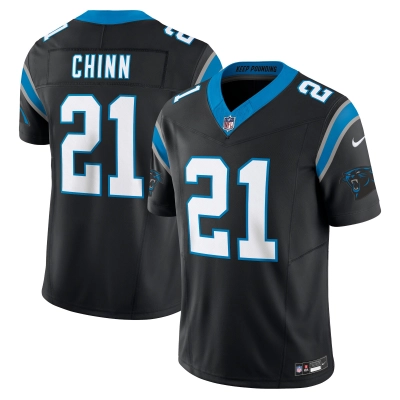 Men's Carolina Panthers Jeremy Chinn Black Vapor F.U.S.E. Limited Jersey 01