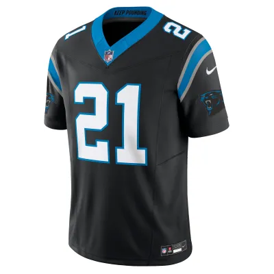 Men's Carolina Panthers Jeremy Chinn Black Vapor F.U.S.E. Limited Jersey 02