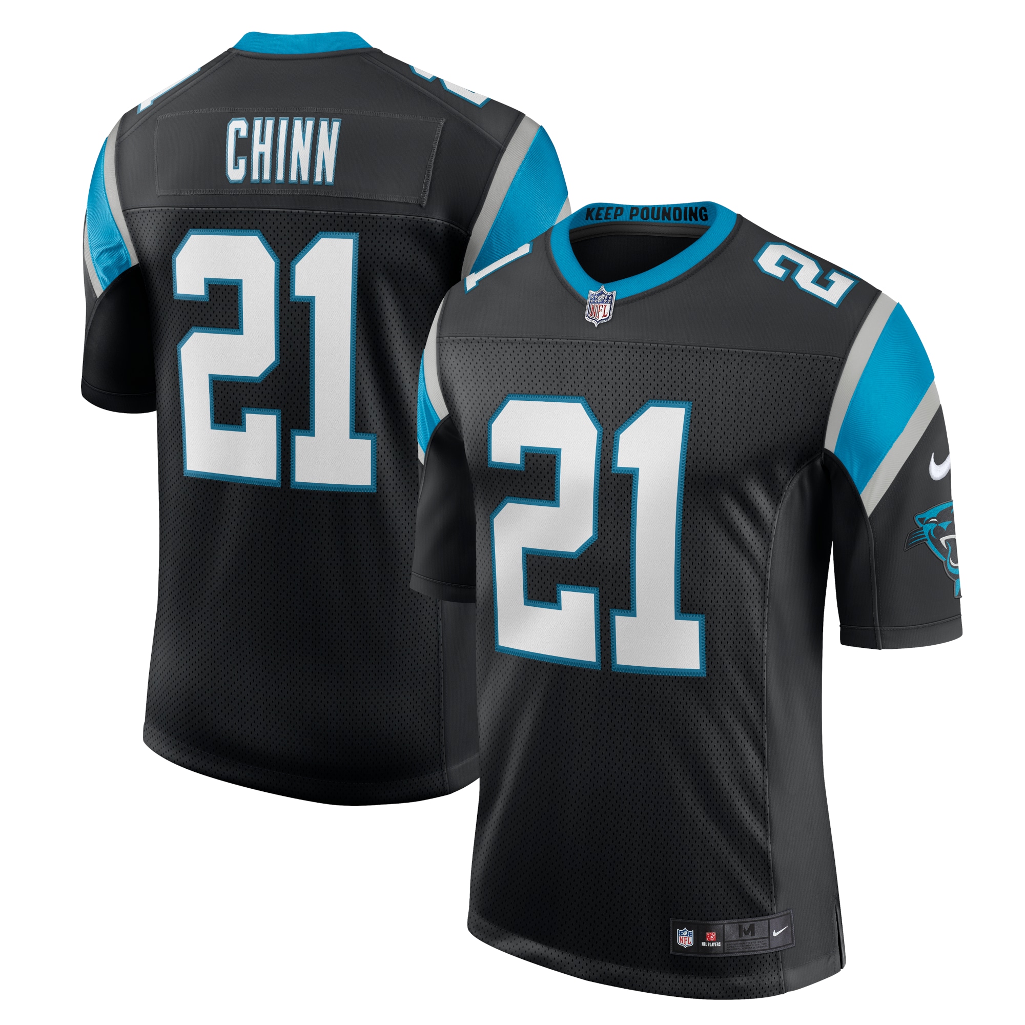 Men's Carolina Panthers Jeremy Chinn Black Vapor Limited Jersey