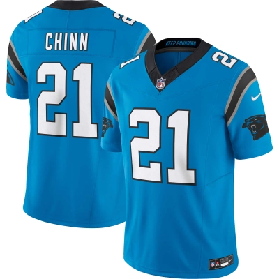 Men's Carolina Panthers Jeremy Chinn Blue Vapor F.U.S.E. Limited Jersey 01