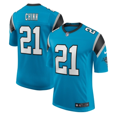 Men's Carolina Panthers Jeremy Chinn Blue Vapor Limited Jersey 01