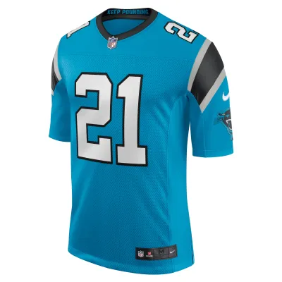 Men's Carolina Panthers Jeremy Chinn Blue Vapor Limited Jersey 02
