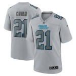 Men's Carolina Panthers Jeremy Chinn Gray Atmosphere Fashion Game Jersey