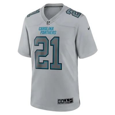 Men's Carolina Panthers Jeremy Chinn Gray Atmosphere Fashion Game Jersey 02
