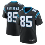 Men's Carolina Panthers Jordan Matthews Black Game Jersey