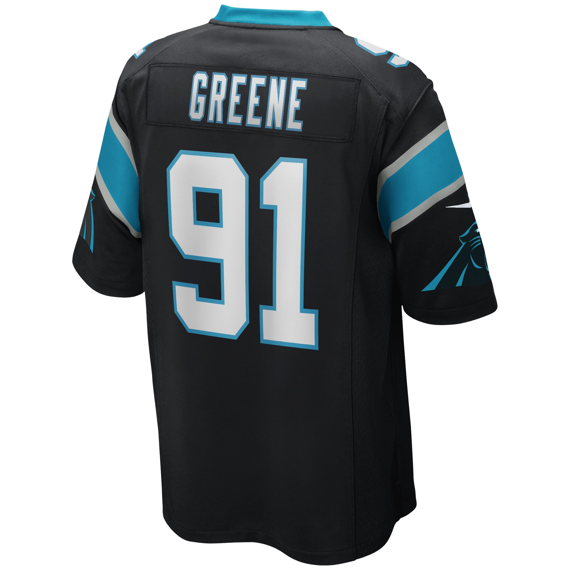 Men's Carolina Panthers Kevin Greene Black Game Retired Player Jersey