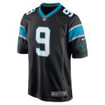 Men's Carolina Panthers Matt Corral Black Player Game Jersey