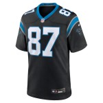 Men's Carolina Panthers Matt Landers Black Game Jersey
