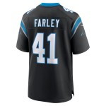 Men's Carolina Panthers Matthias Farley Black Game Jersey