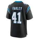 Men's Carolina Panthers Matthias Farley Black Game Jersey
