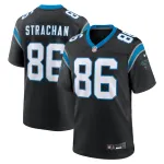 Men's Carolina Panthers Mike Strachan Black Game Jersey