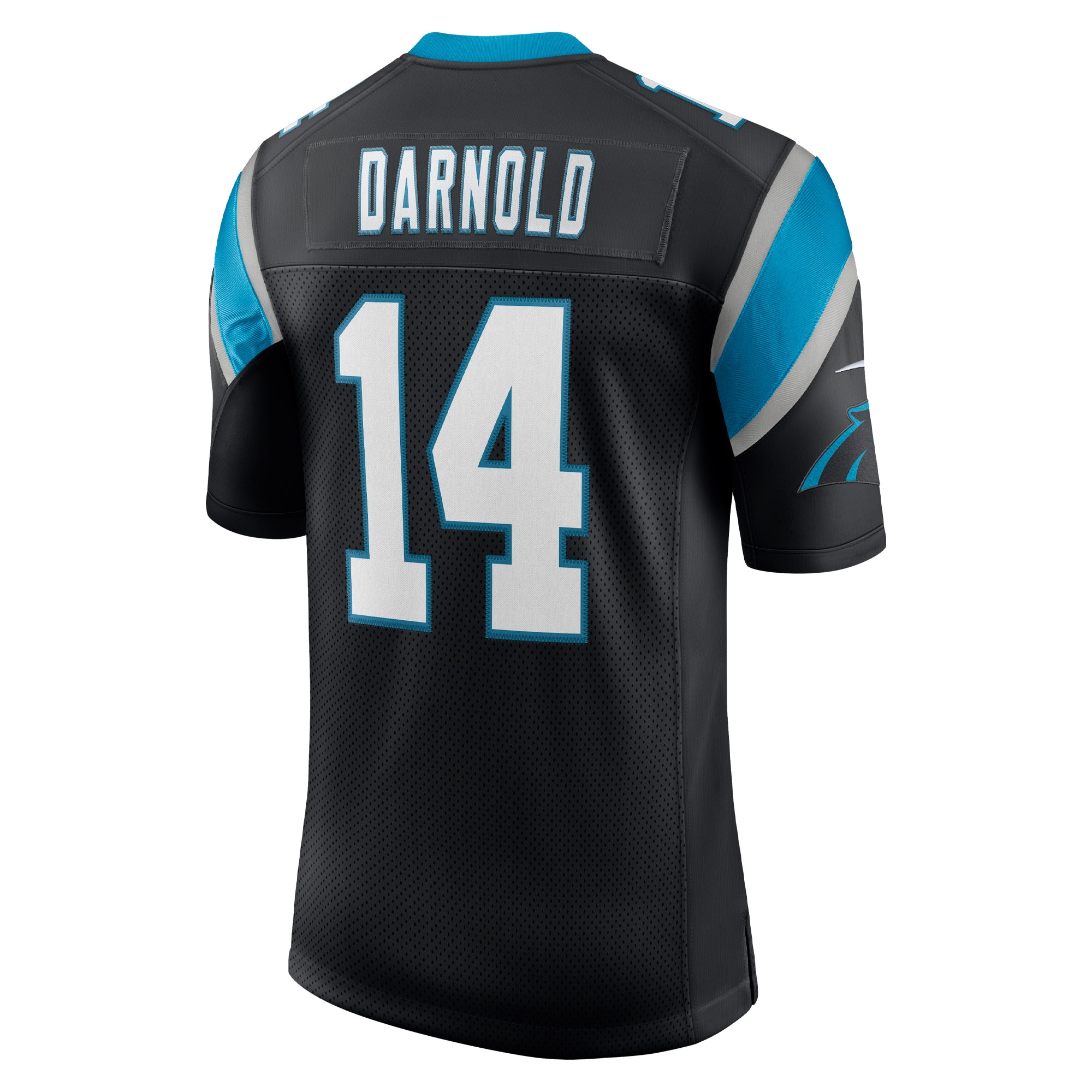 Men's Carolina Panthers Sam Darnold Black Vapor Limited Jersey