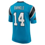 Men's Carolina Panthers Sam Darnold Blue Vapor Limited Jersey