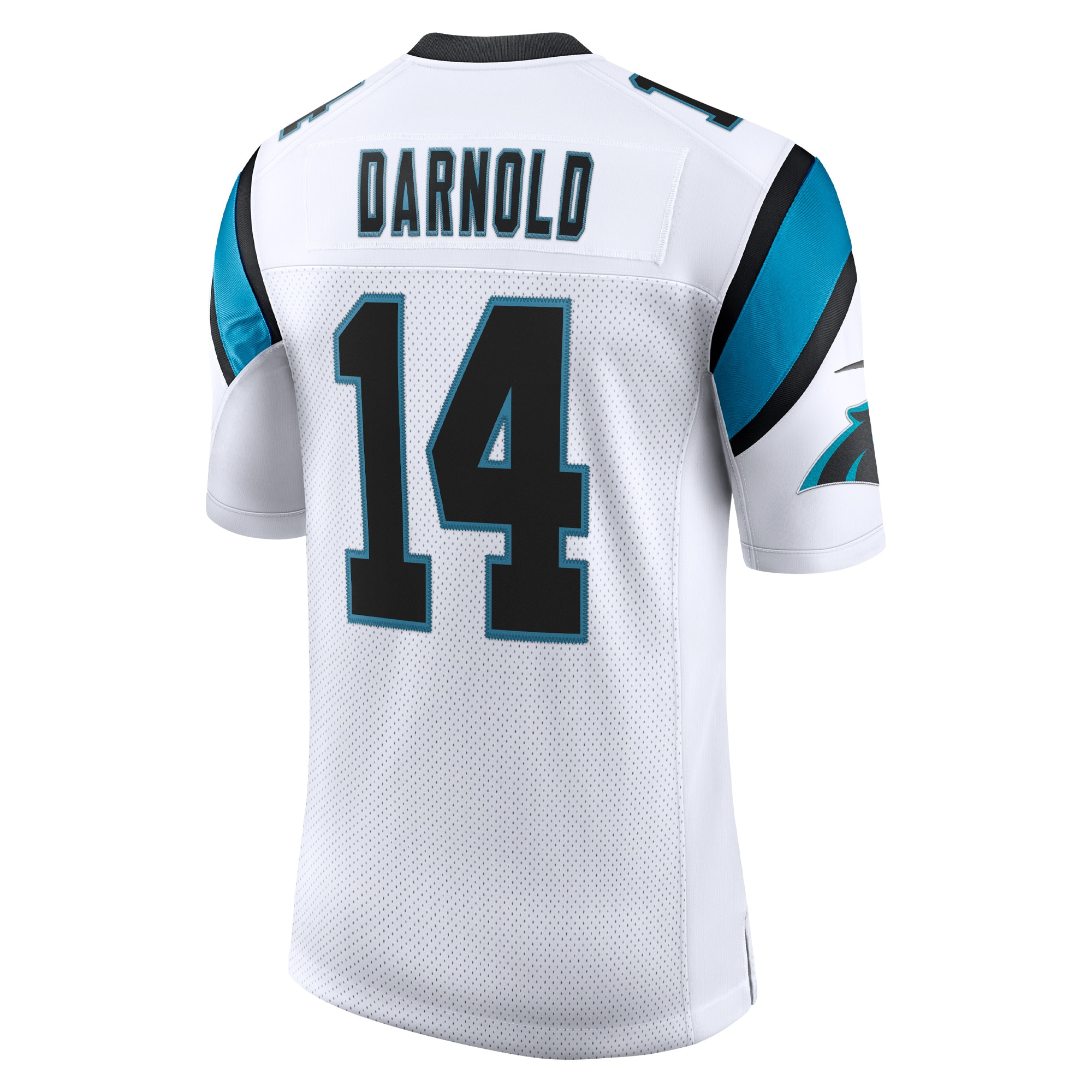 Men's Carolina Panthers Sam Darnold White Vapor Limited Jersey