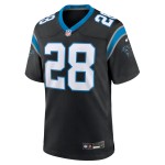 Men's Carolina Panthers Tarik Cohen  Black Game Jersey